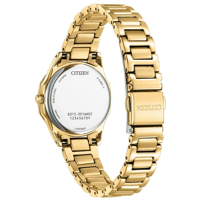 Citizen Women's Eco-Drive Gold-Tone Watch with Diamonds - EW2652-55E