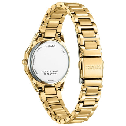 Citizen Women's Eco-Drive Gold-Tone Watch with Diamonds - EW2652-55E