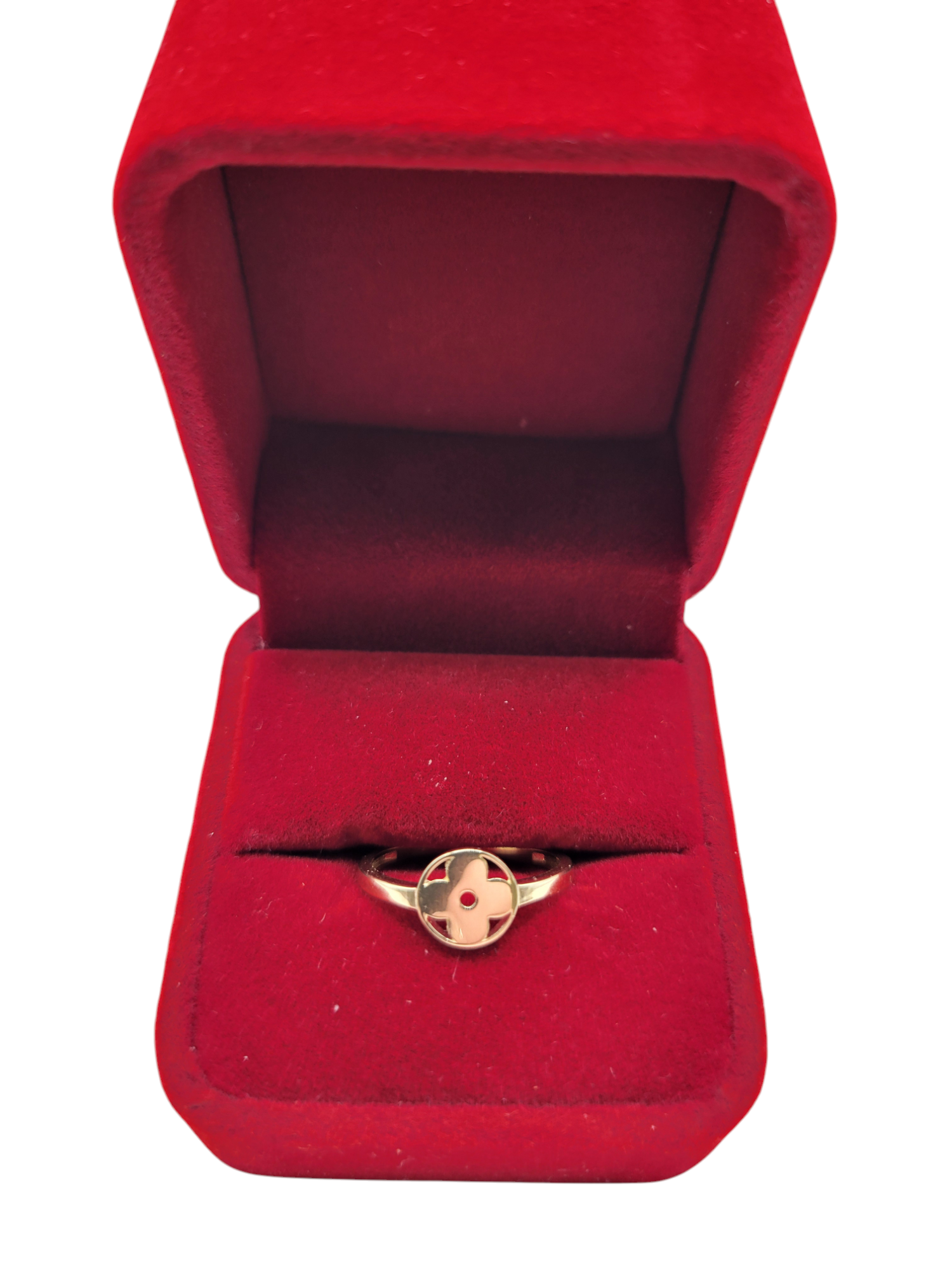 10K gold ring. Lotus flower. Size 6.5
