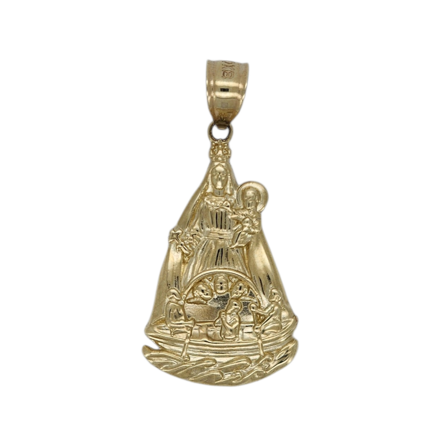 10k Gold Virgen de la Caridad pendant