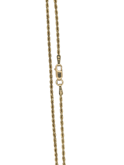 10K Gold Anklet .10in . 1.5mm
