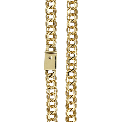 10k Gold Chino Link 24in 6mm