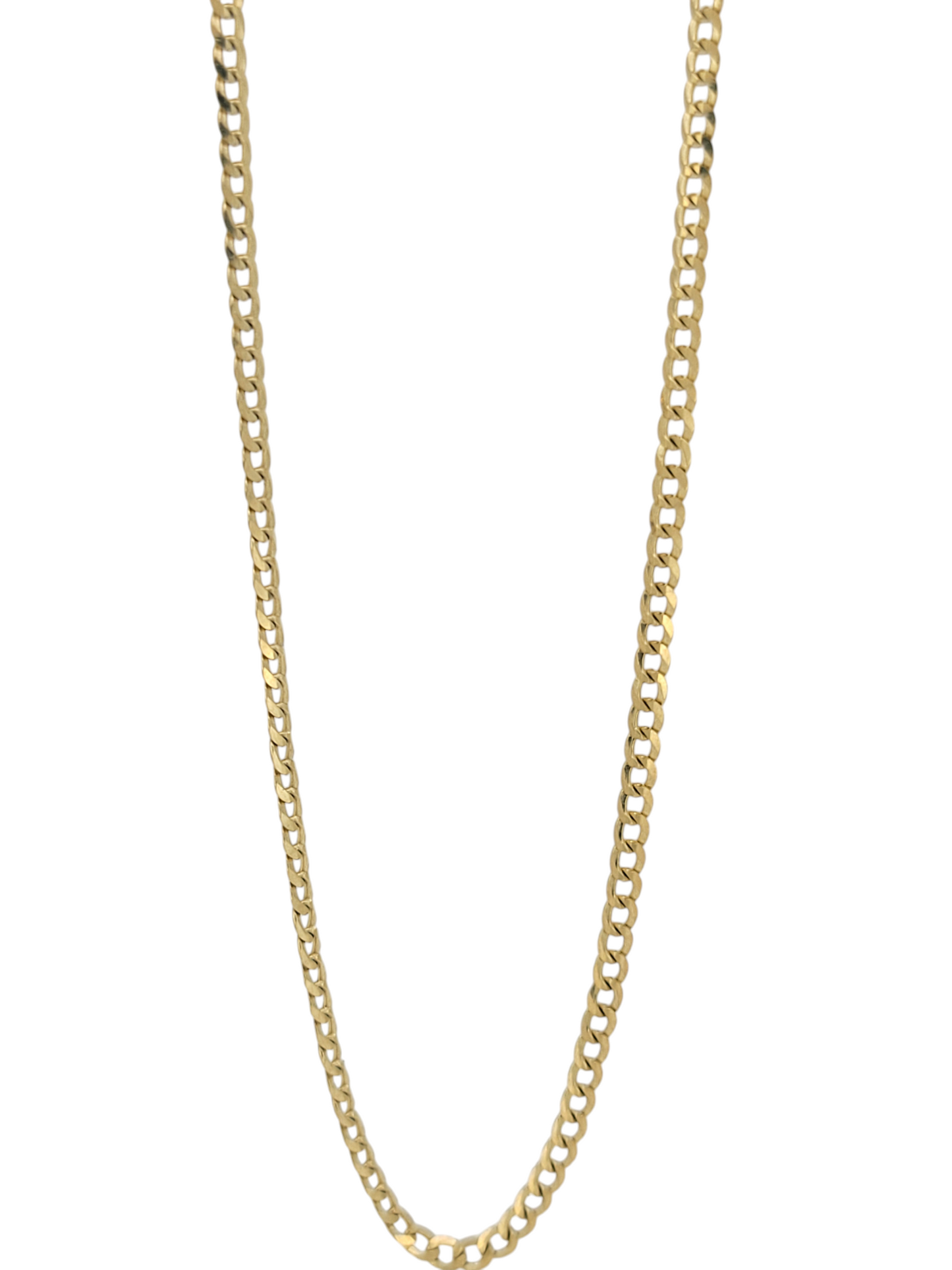 10K Gold Cuban Chain. 22in 2mm