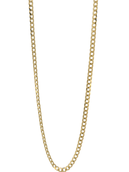 10K Gold Cuban Chain. 22in 2mm