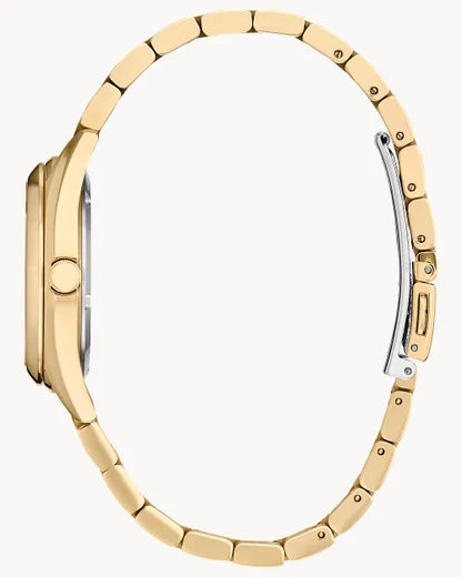 Sport Luxury Eco-Drive White Mother of Pearl Dial Ladies Watch
Item No. EW2702-59D