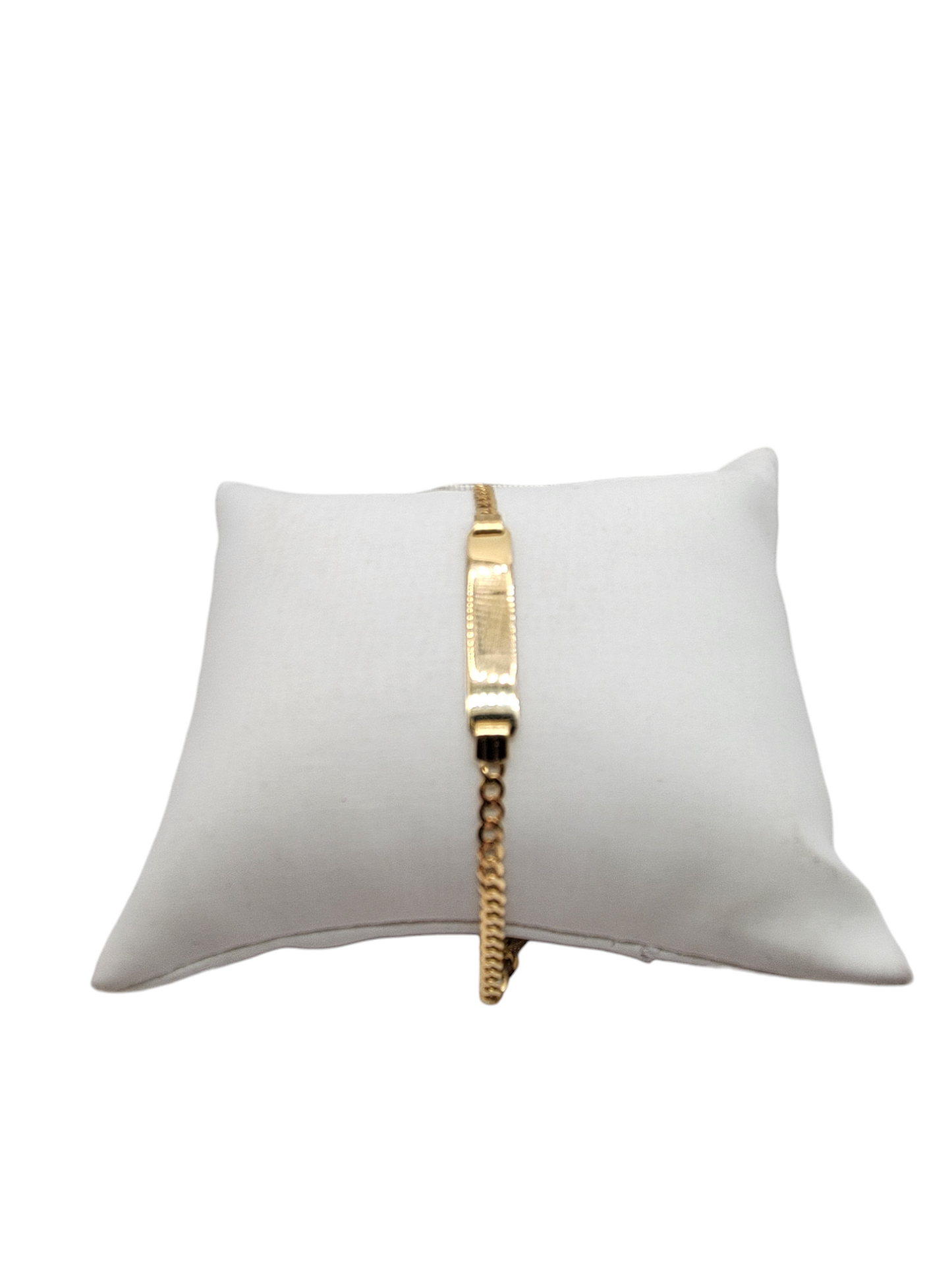 10K gold bracelet. Baby. 6in. 3mm