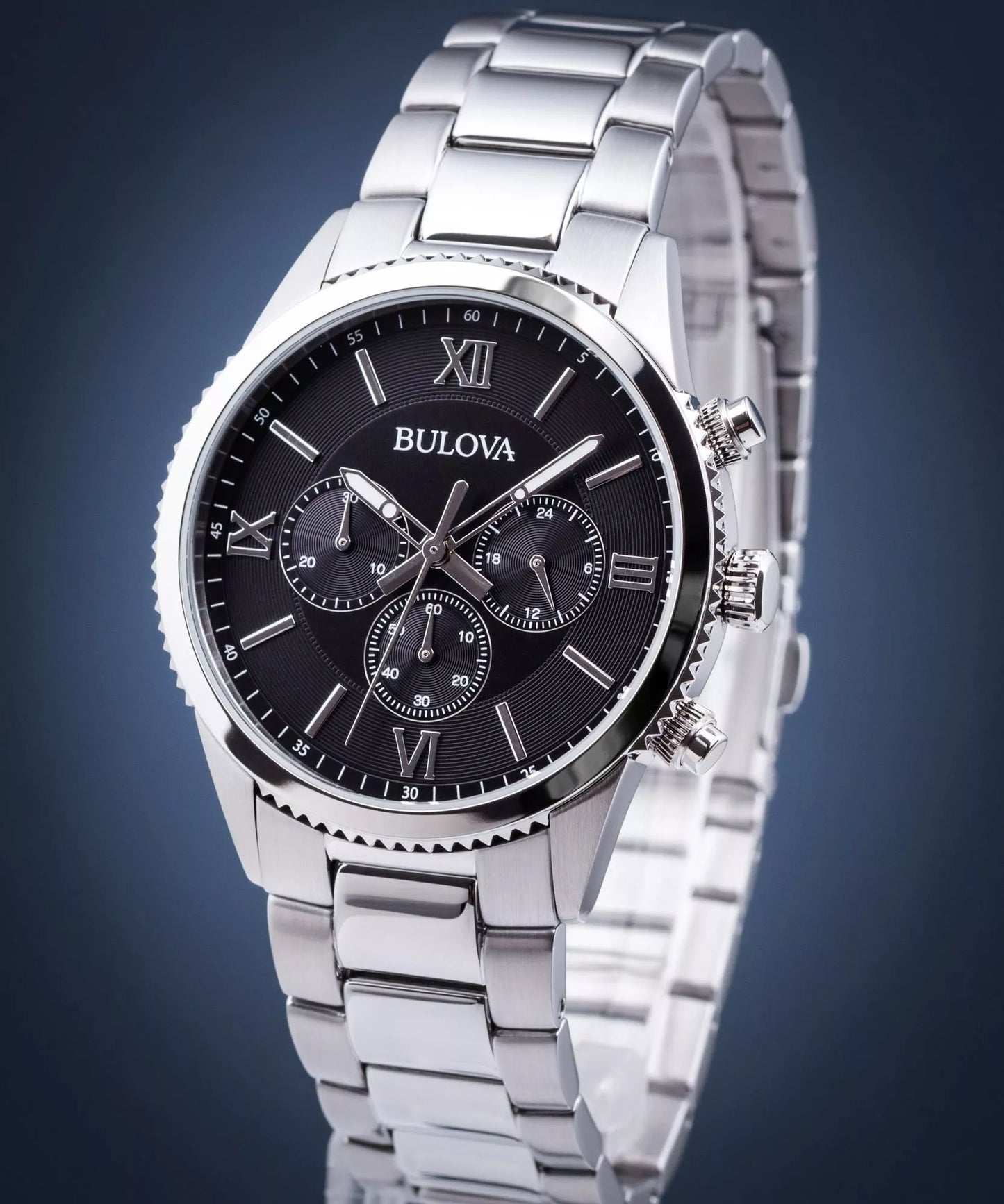 96A212
Bulova Classic Chronograph. 1 year free insurance