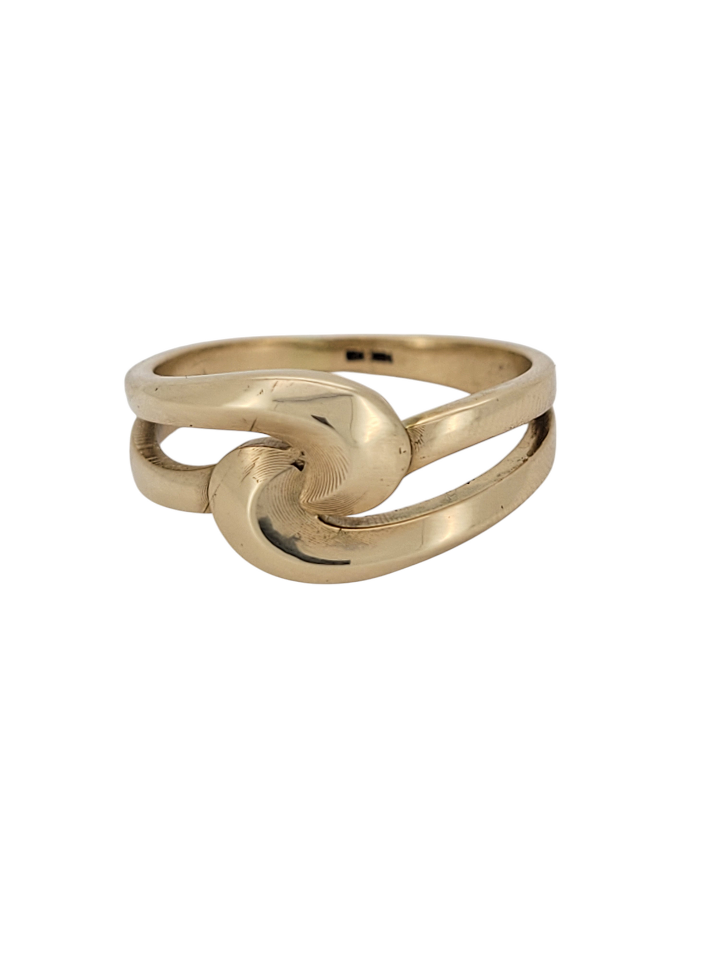 10K gold ring. Tied bows. Size 7