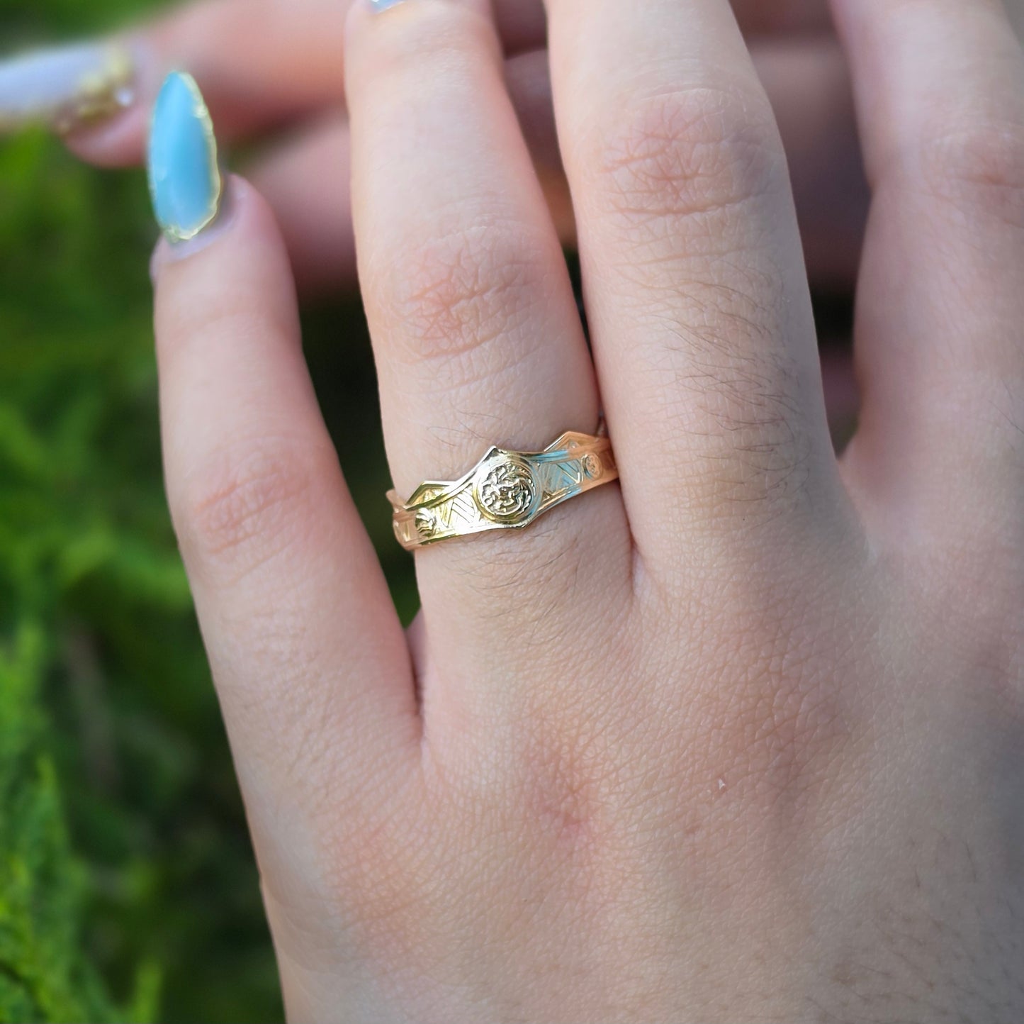 The Targaryen Conqueror's Crown | Solid Gold & Sterling Silver