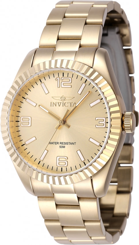 Invicta Specialty Women's Watch - 36mm, Gold (47475). 1 year free insurance