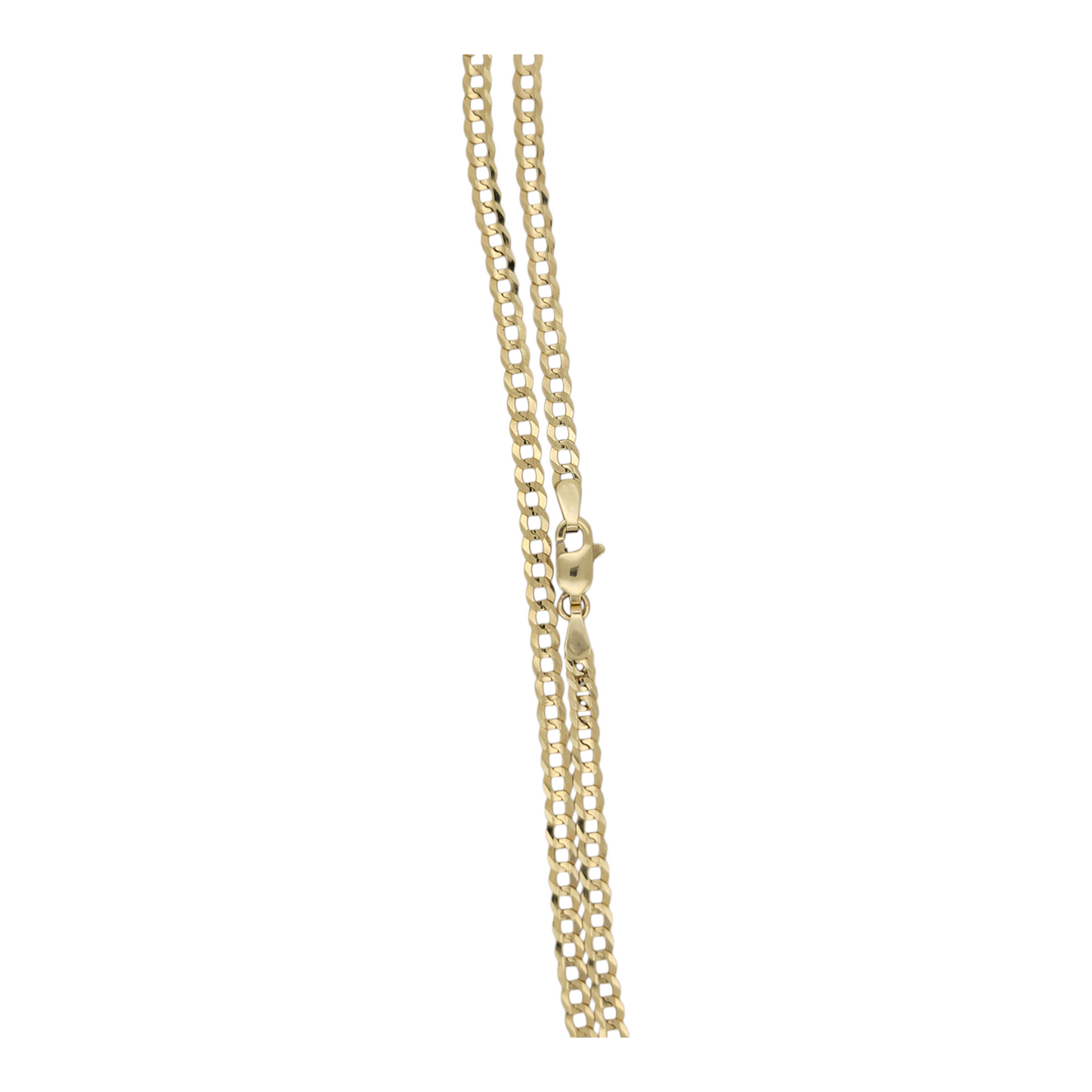 10K gold Cuban chain. Solid. 24in. 3mm
