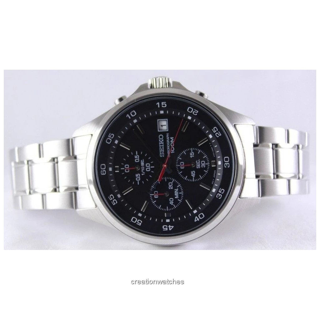 Seiko Chronograph Quartz 100M SKS477P1 SKS477P Men's Watch. 1 year free insurance