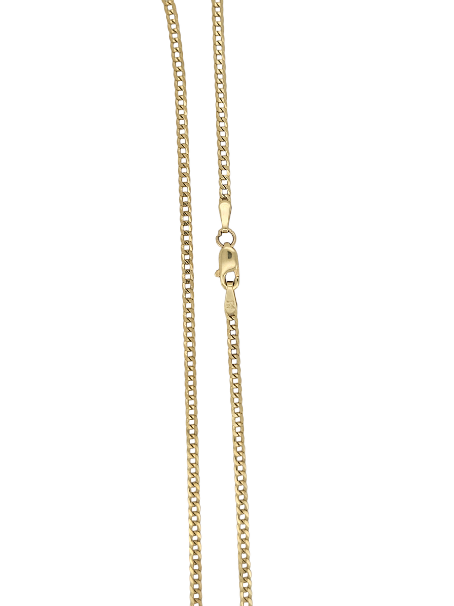 10K Gold Cuban Chain. 22in 2mm