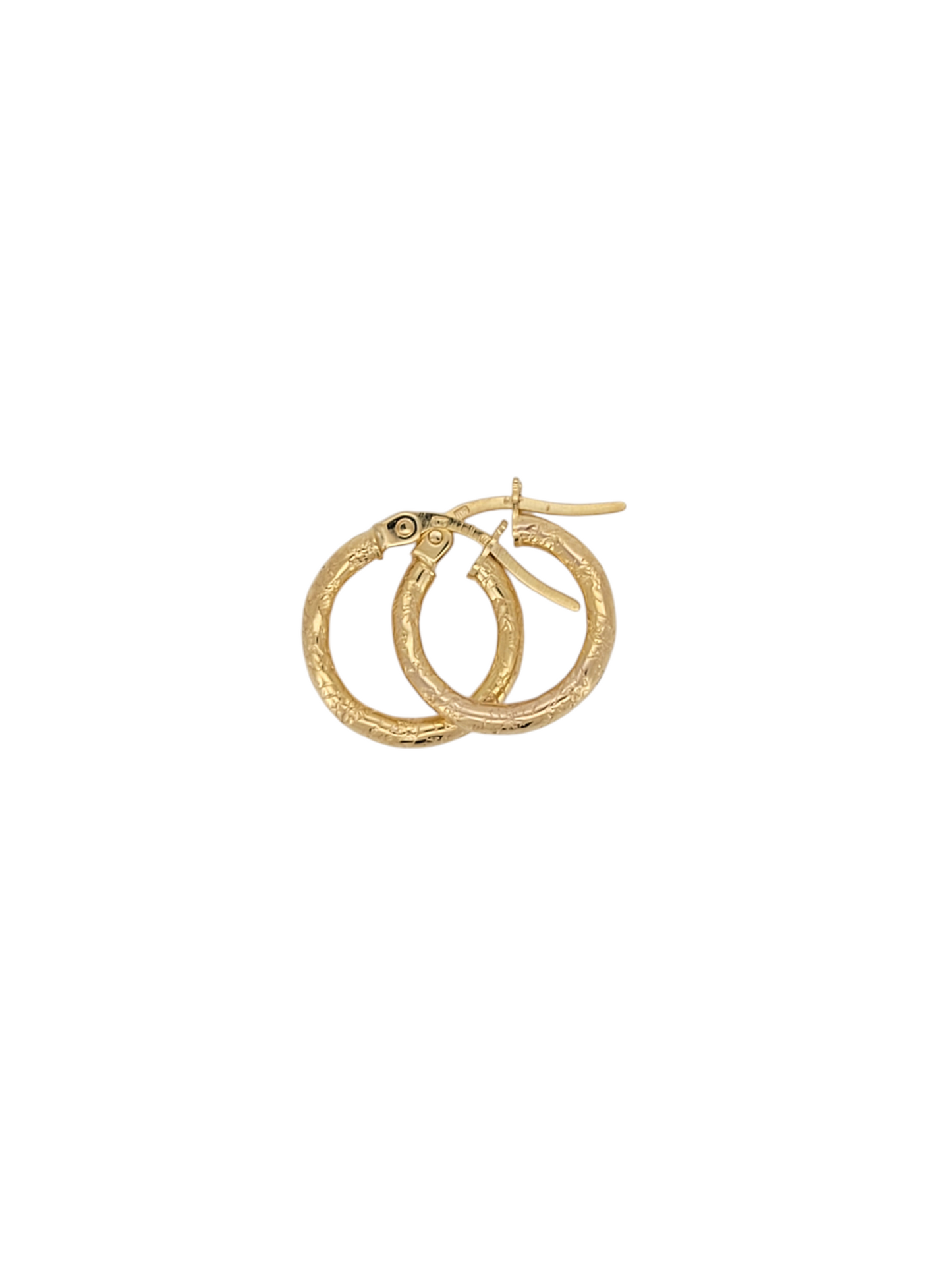 10K gold earrings. Fine. Size 1