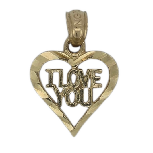 10k Gold Heart Pendant