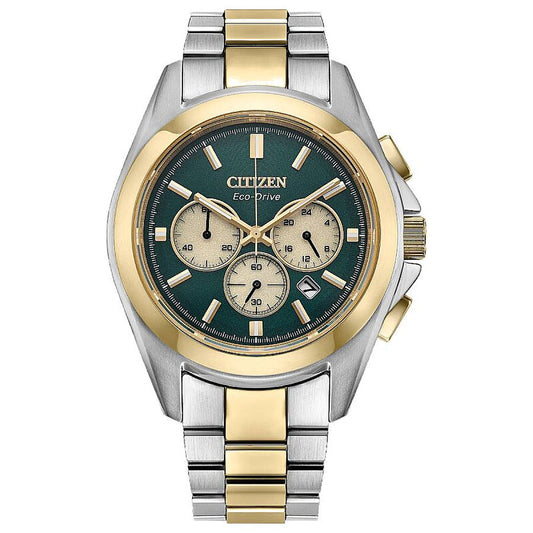 Citizen
Sport Luxury Chronograph Green Dial Men's Watch
Item No. CA4684-54X