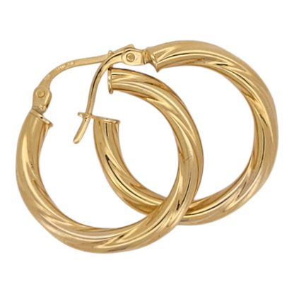 10K yellow gold hoops|KB GOLD JEWELRY