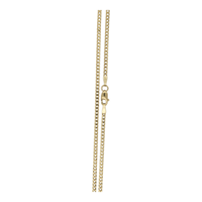 10K gold Cuban chain. 24in. 2mm