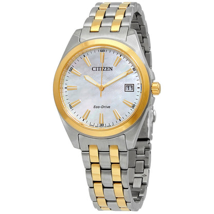 Citizen
Eco-Drive Mother of Pearl Dial Two-tone Ladies Watch
Item No. EO1224-54D