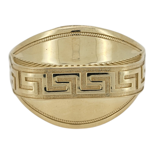 10K gold ring. Labyrinth style. Size 9