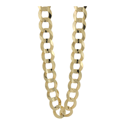 10K gold Cuban link chain. Solid. 22in. 8.5mm