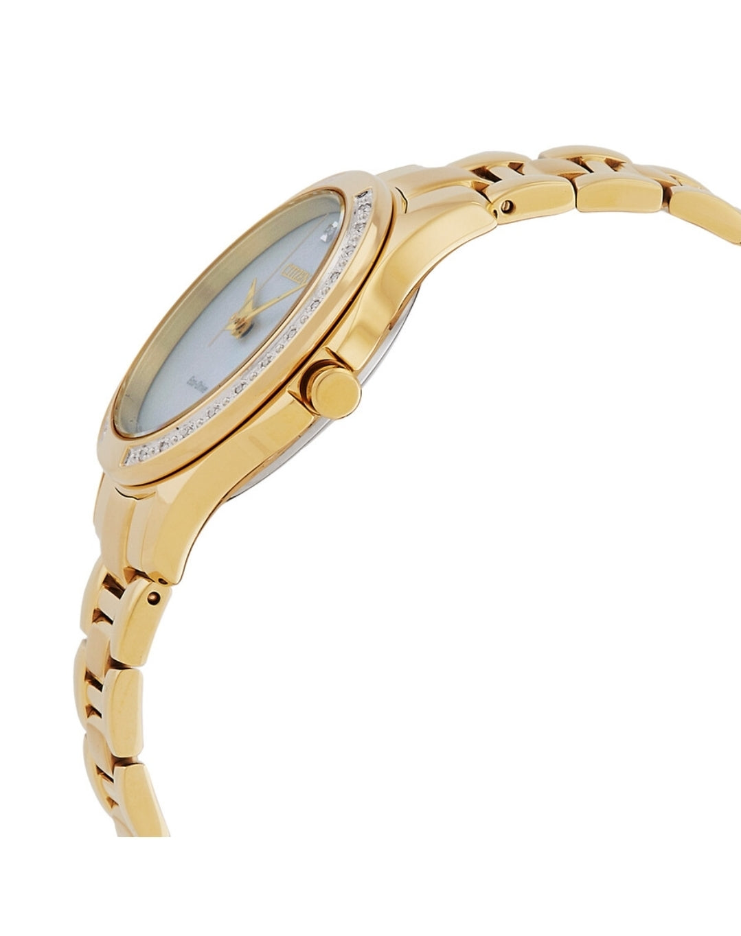 Citizen 
Eco-Drive Crystal Mother of Pearl Dial Ladies Watch
Item No. EW2642-59D