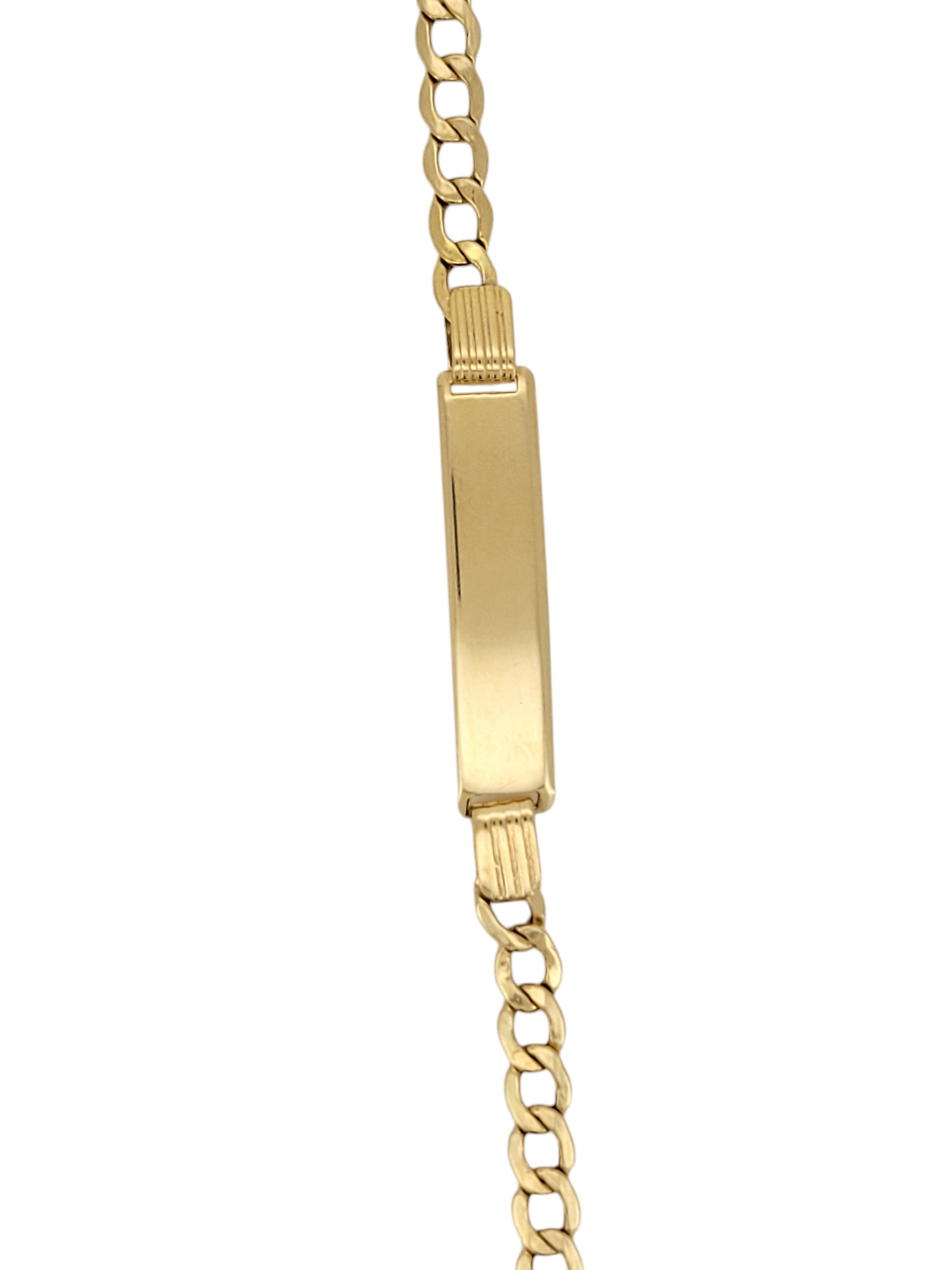 10K gold bracelet. baby bracelet  6.3in. 4mm