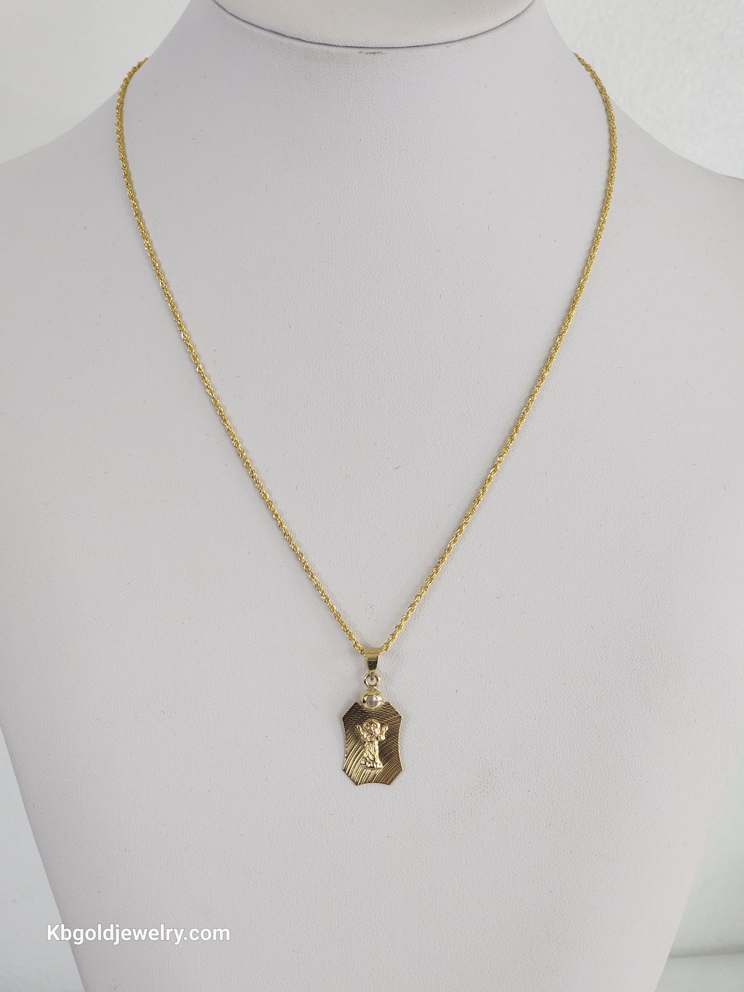 rope chain with atocha child pendant