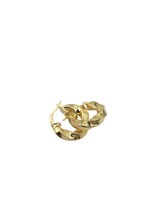 10k gold earrings M style