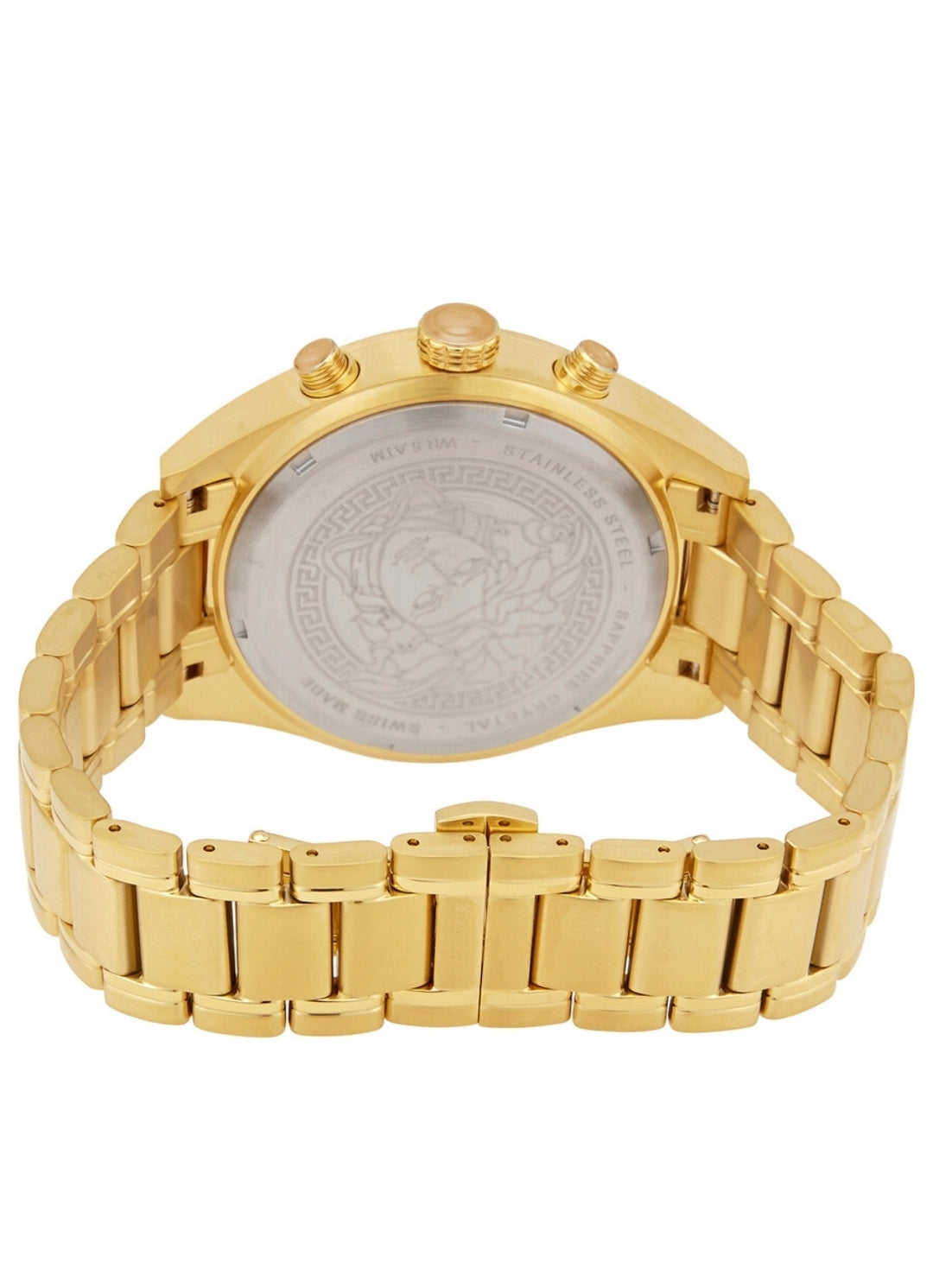 ヴェルゴールド Versace V-Chrono Chronograph Quartz White Dial Men's Watch Item No