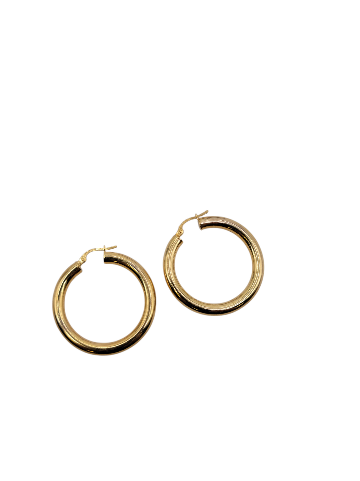 10k gold chunky style earrings