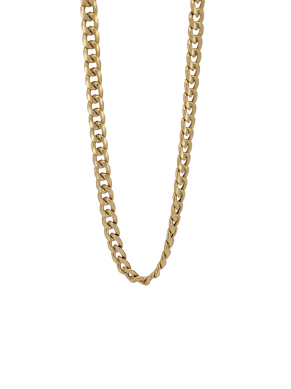 10K gold Cuban chain. Hallow. 24in . 3.5mm