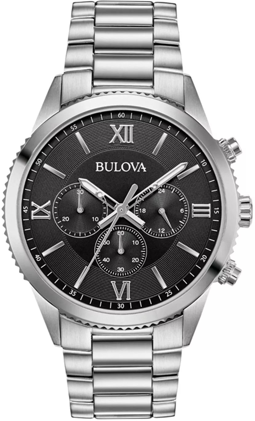 96A212
Bulova Classic Chronograph. 1 year free insurance