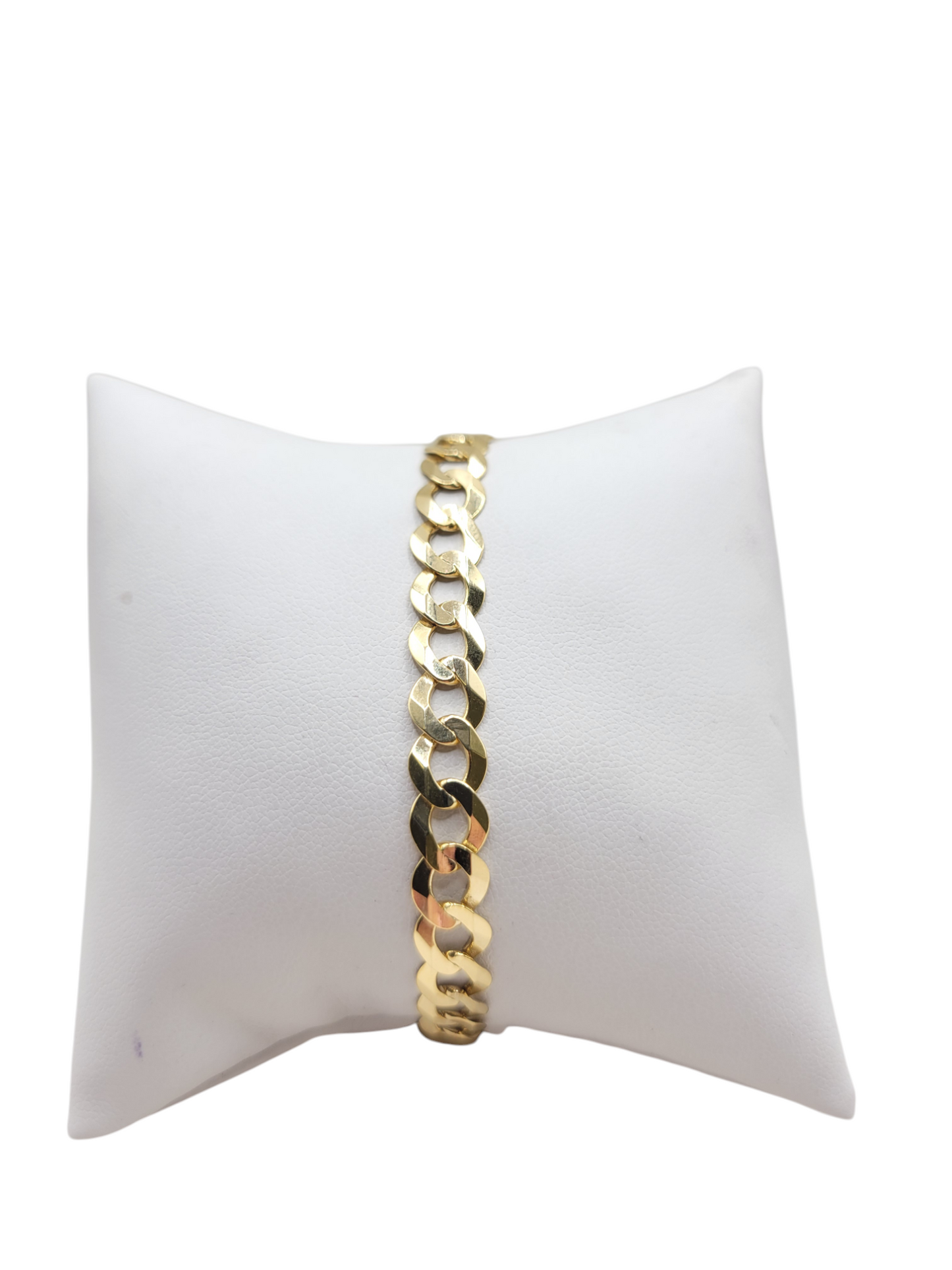 10K Gold Cuban Link Bracelet. 7.5in. 7.5mm