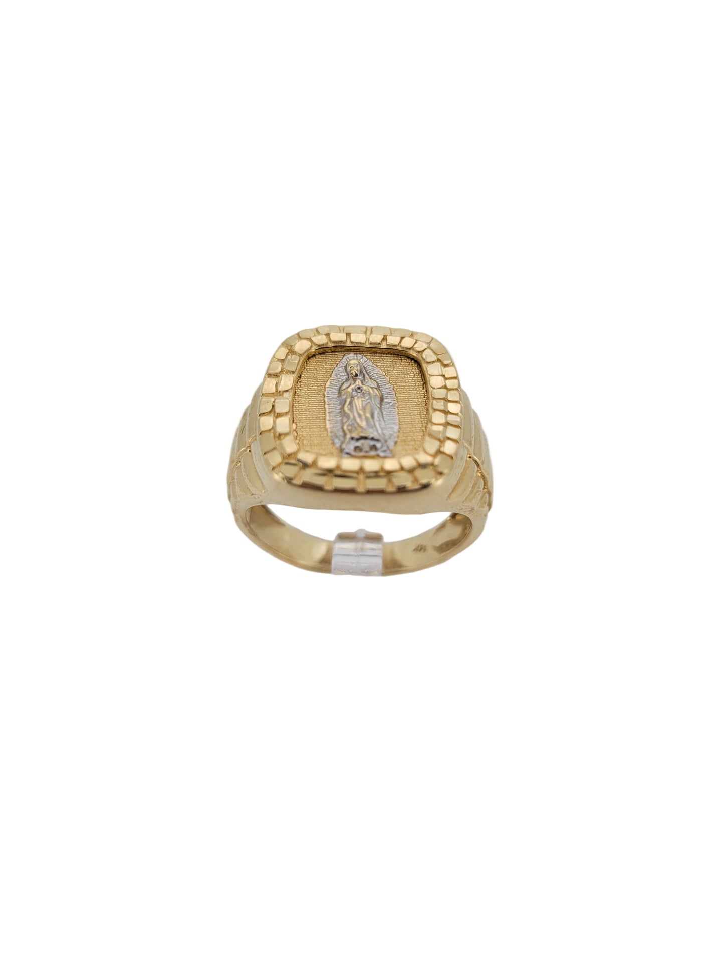 14K gold ring. Virgin of Guadalupe. Size 10