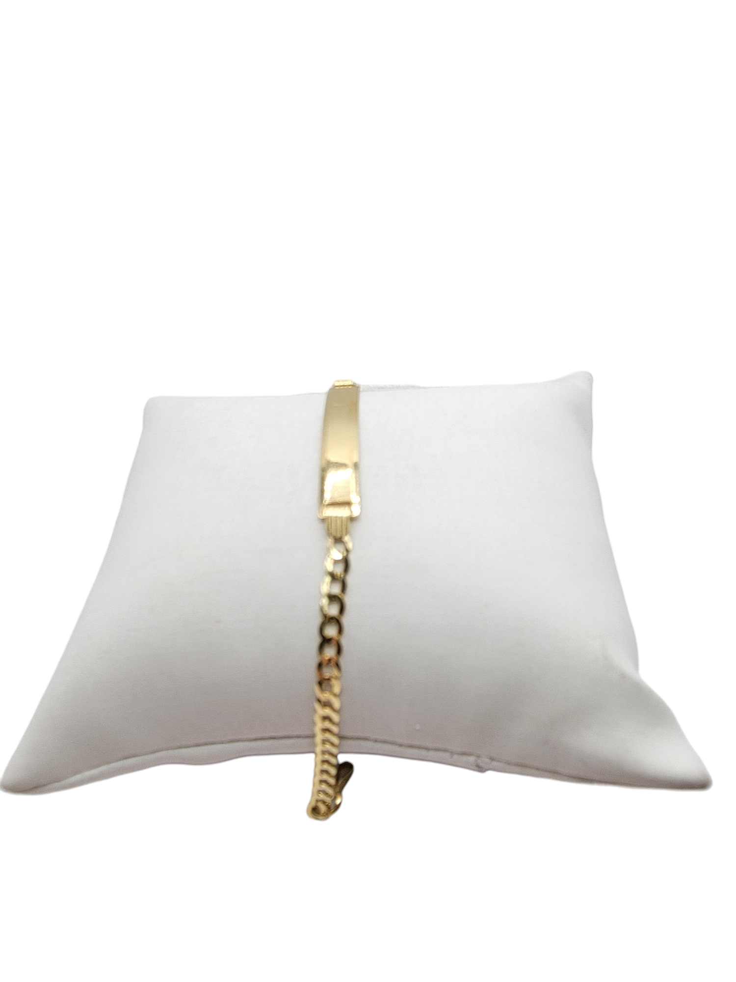 10K gold bracelet.  baby . 7in. 3mm
