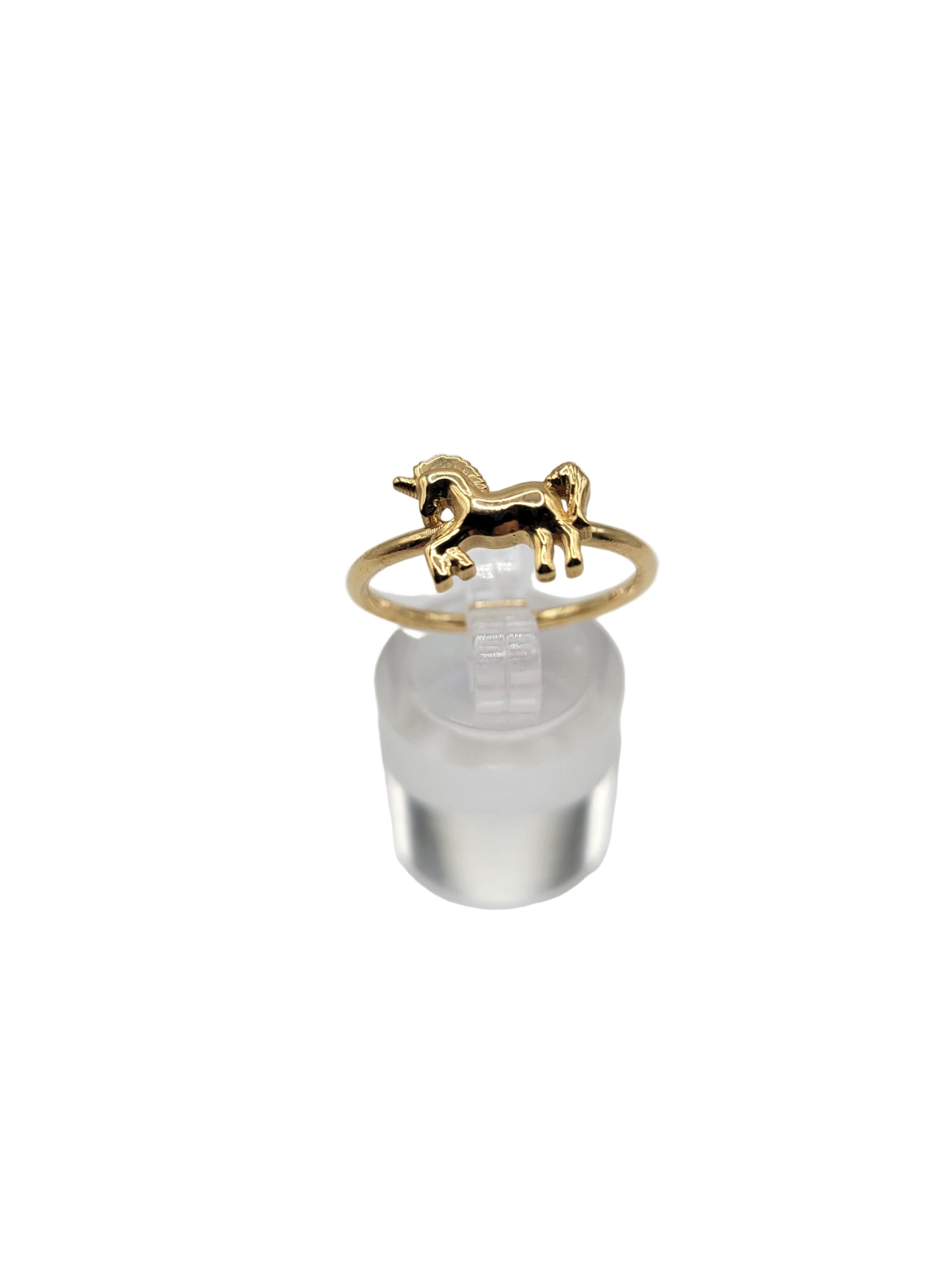 10K gold unicorn ring. Size 8.5