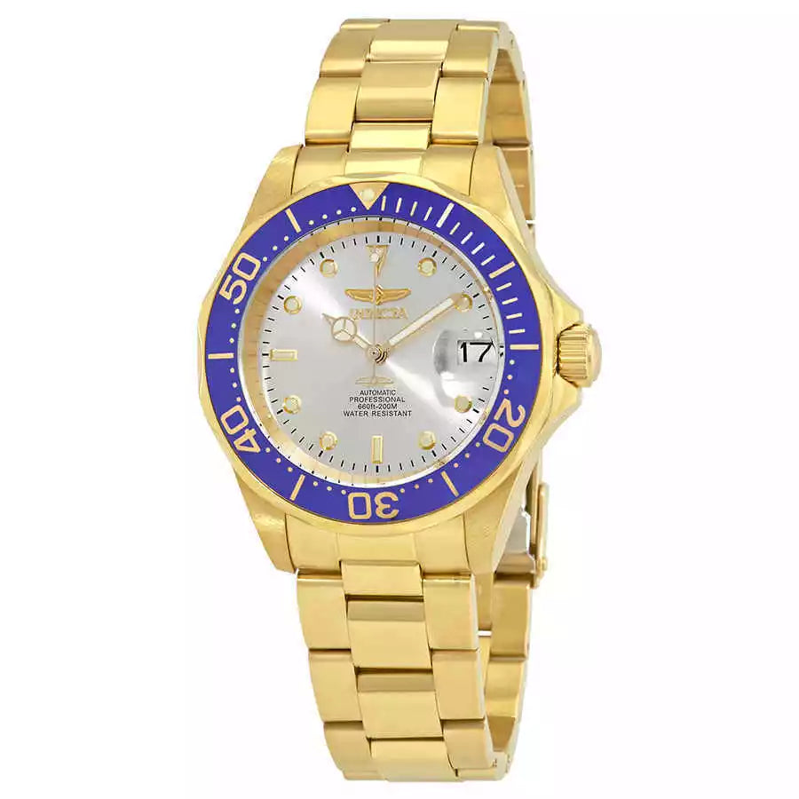 Invicta Pro Diver Automatic Champagne Dial Men's Watch 9743. 1 year free insurance
