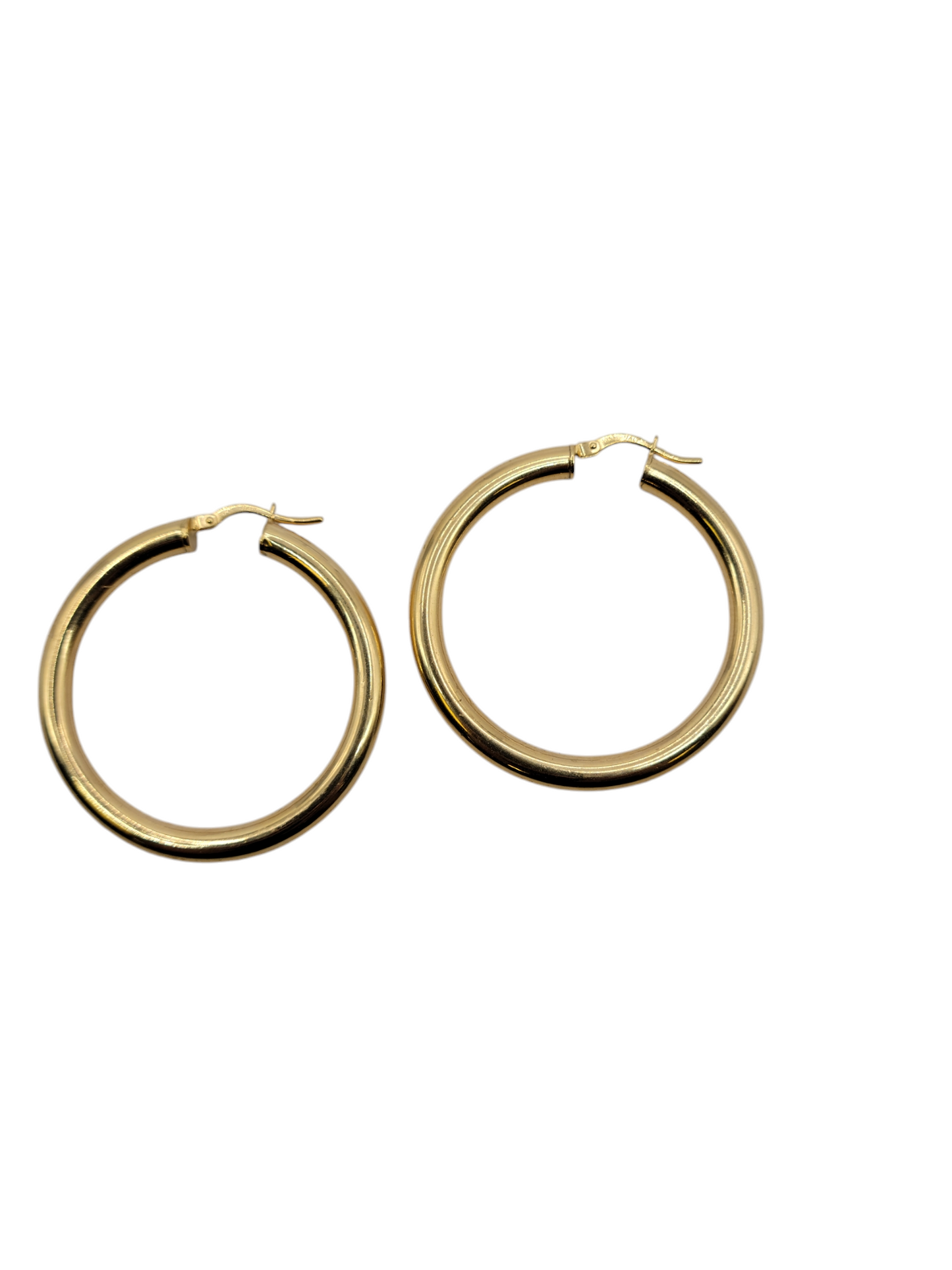 10k gold chunky style earrings