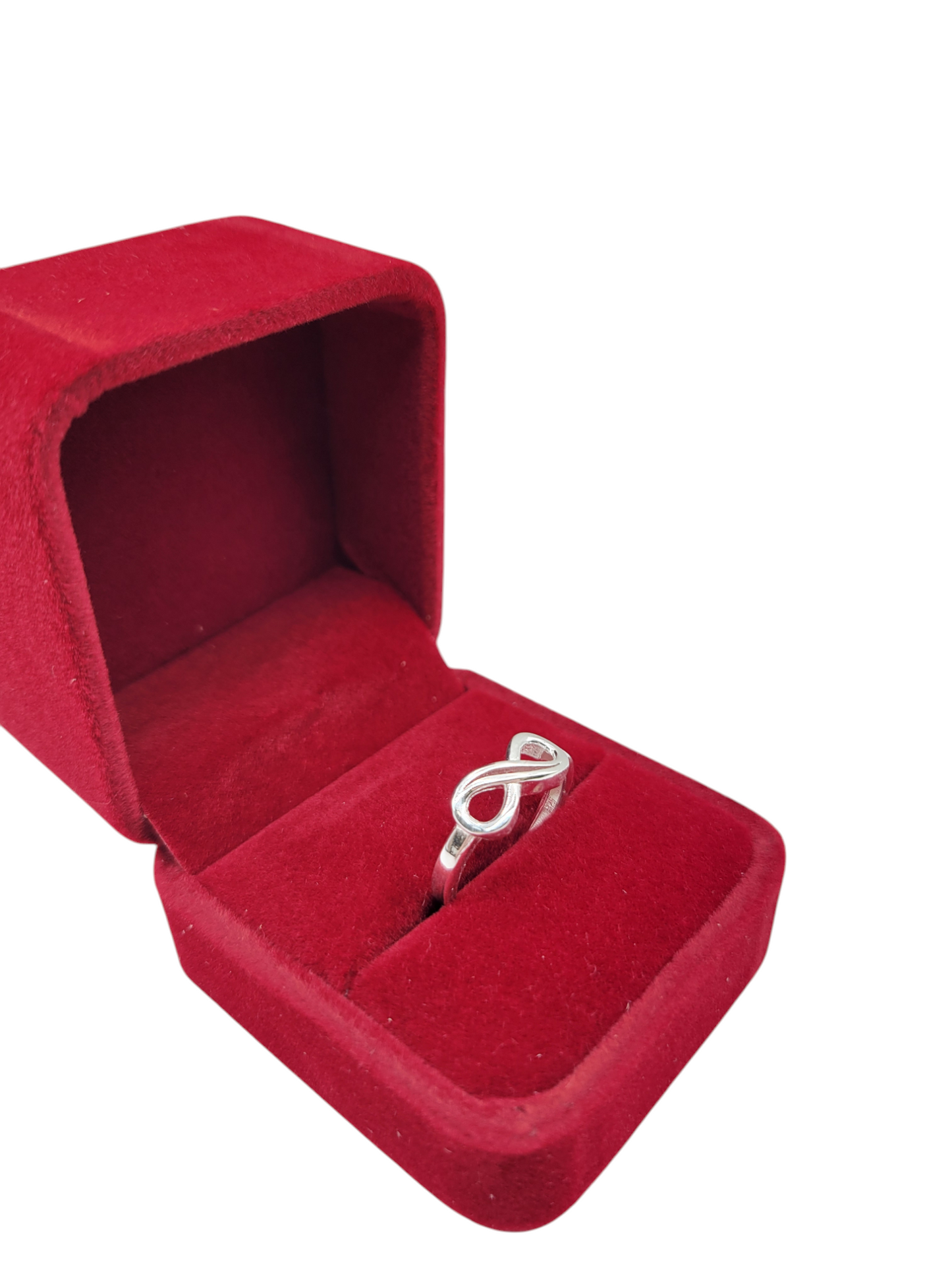 925 silver ring. Infinity symbol. Size 6.5