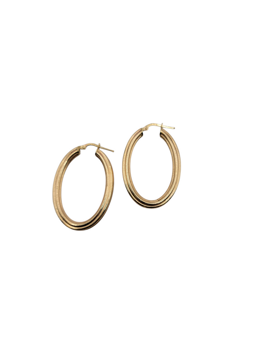 10k gold drop style earrings