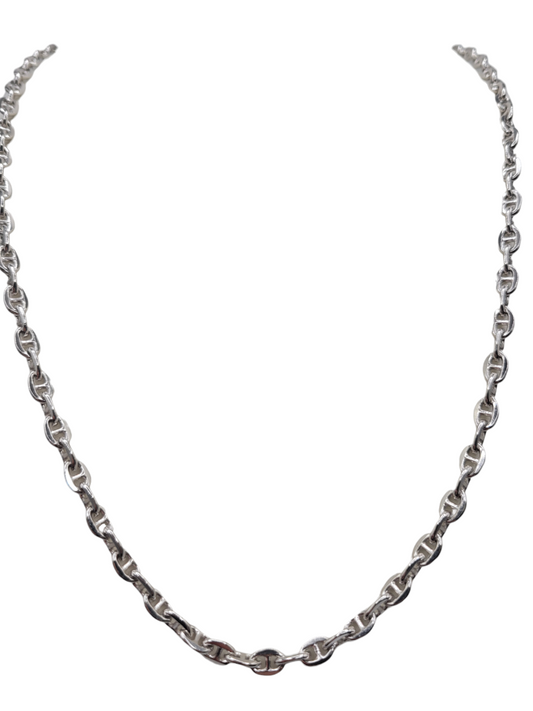 925 silver chain. Sailor link. 24 inches. 5 mm.