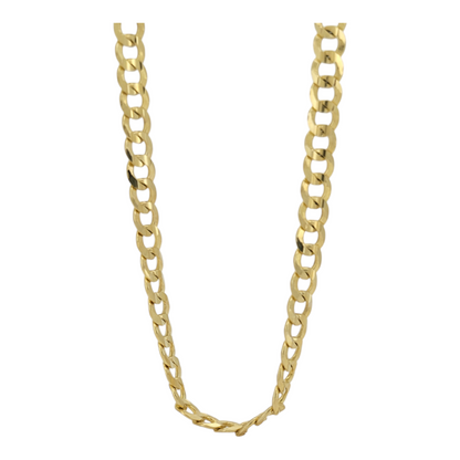 10K gold cuban chain. Solid . 22in . 4mm