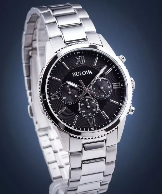 96A212
Bulova Classic Chronograph. 1 year free insurance