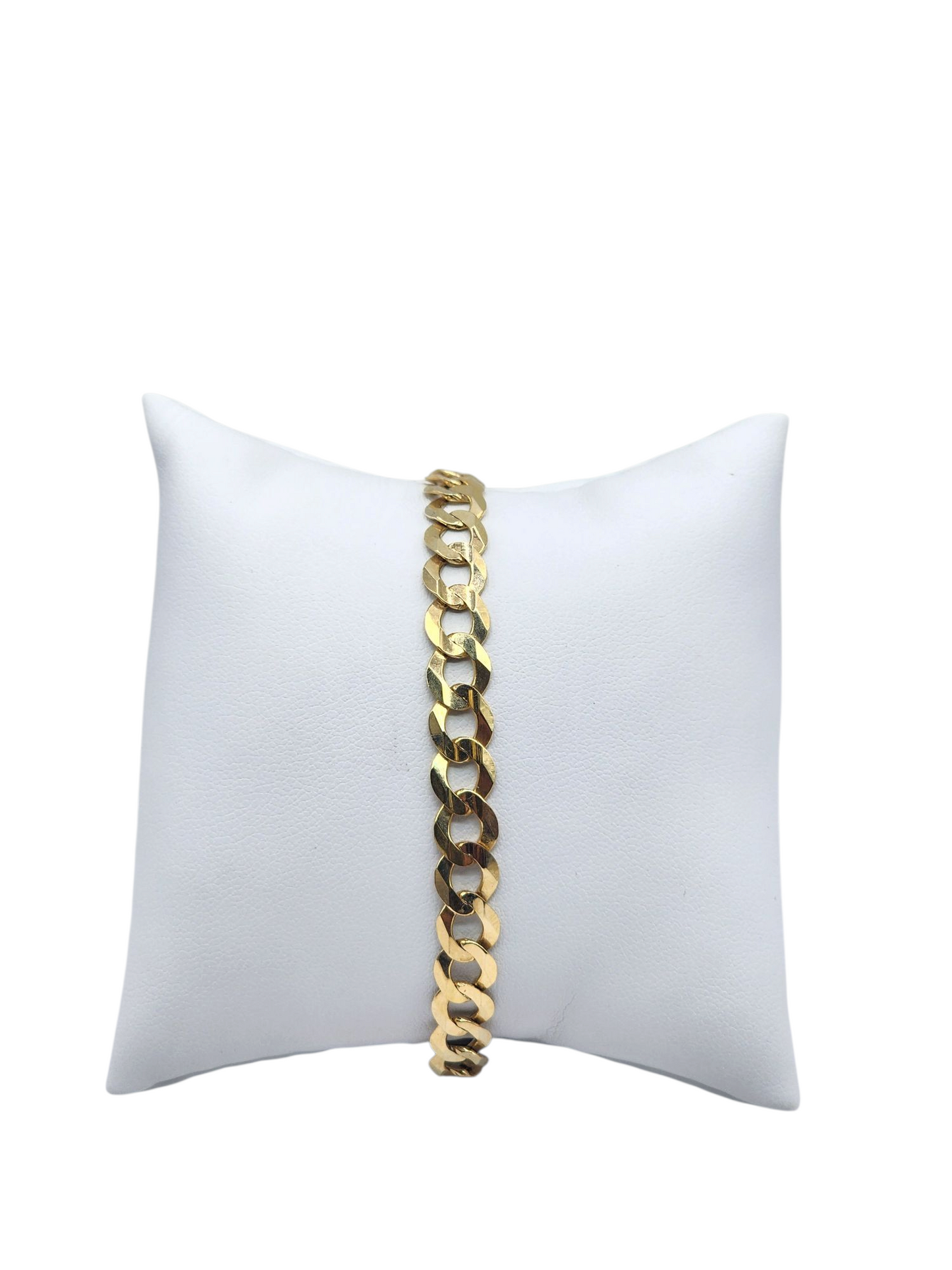 10k Gold Cuban Bracelet 7mm 8in