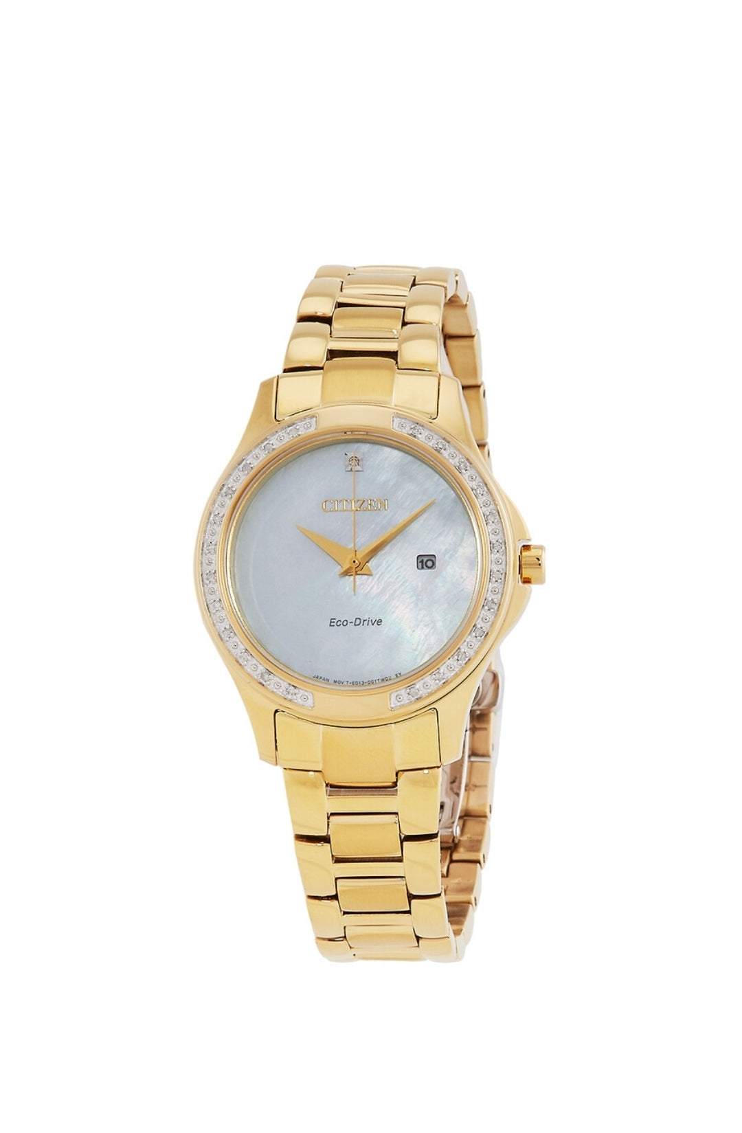 Citizen 
Eco-Drive Crystal Mother of Pearl Dial Ladies Watch
Item No. EW2642-59D