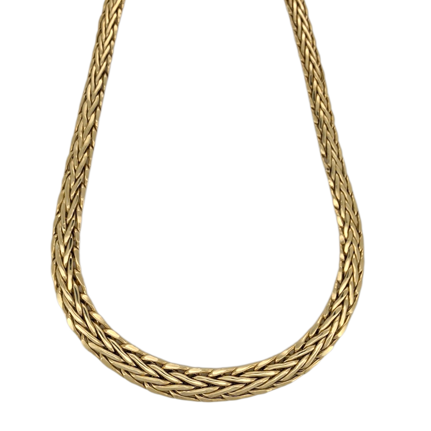 14k Gold Fancy Necklace 4.5-7.5mm - 16in