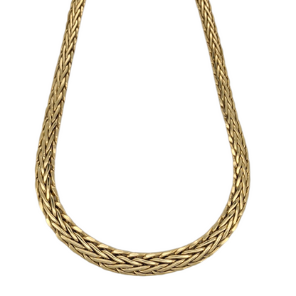 14k Gold Fancy Necklace 4.5-7.5mm - 16in