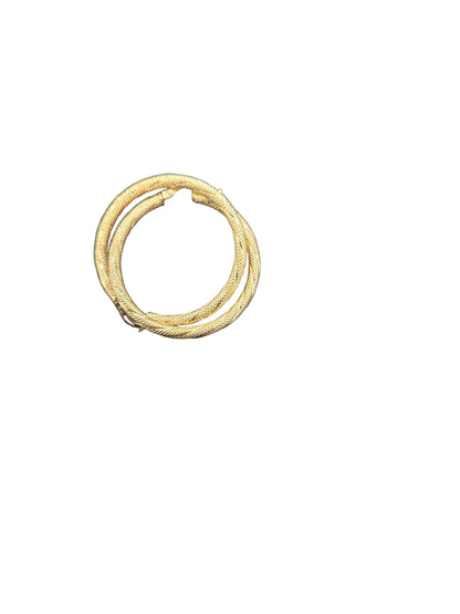 10k yellow gold hoops