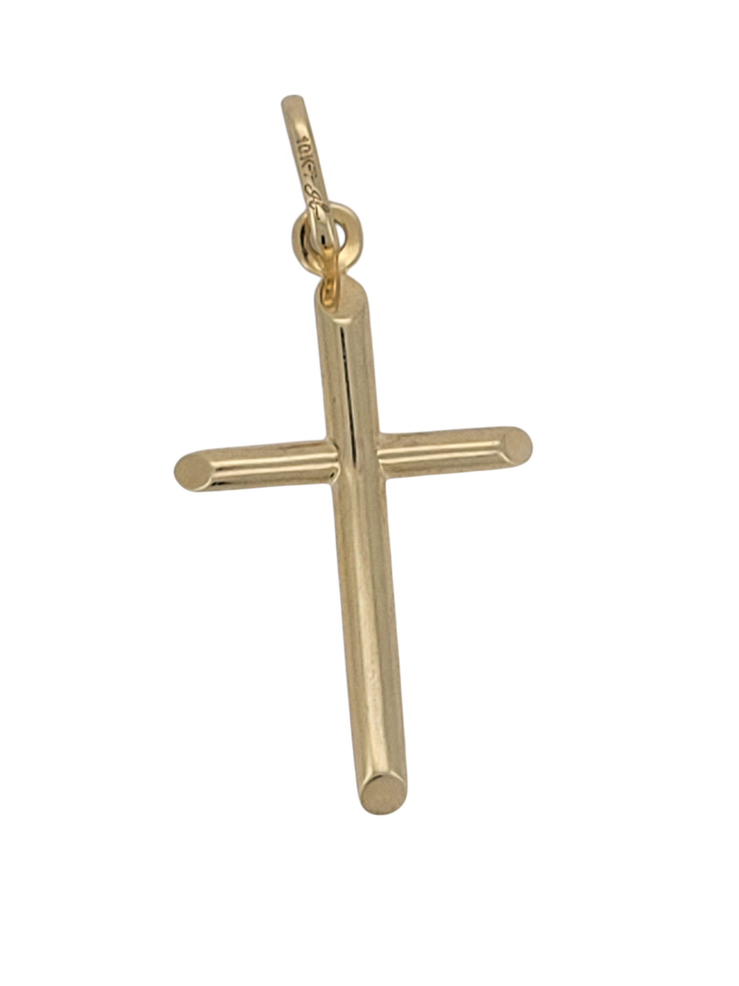 10K gold crucifix pendant.